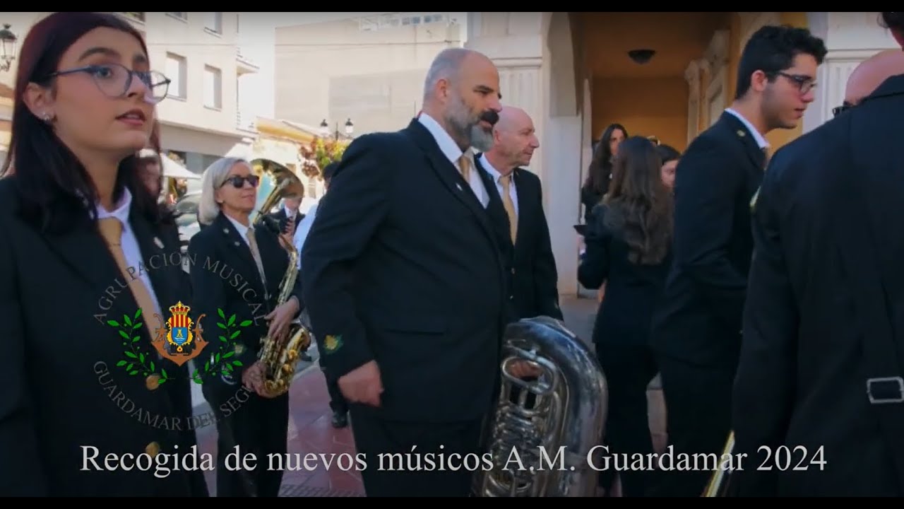 RECOGIDA NUEVOS MÚSICOS SANTA CECILIA 2024 Agrupación Musical de Guardamar