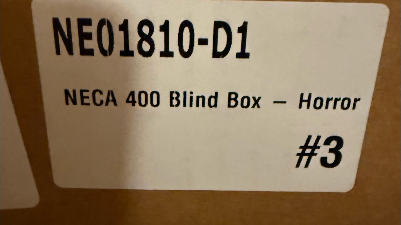 Neca Horror Blind Unboxing 