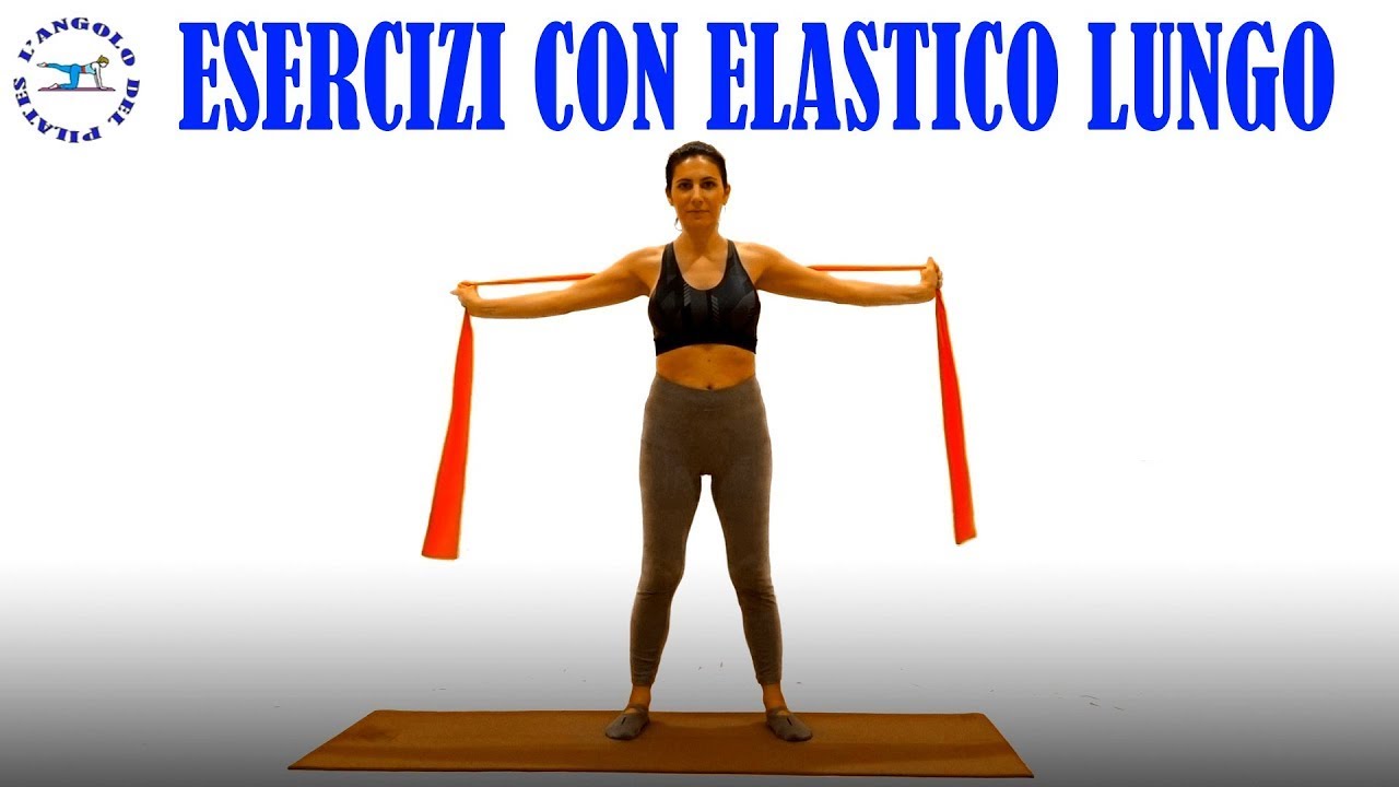 esercizi con elastico per braccia #pilates