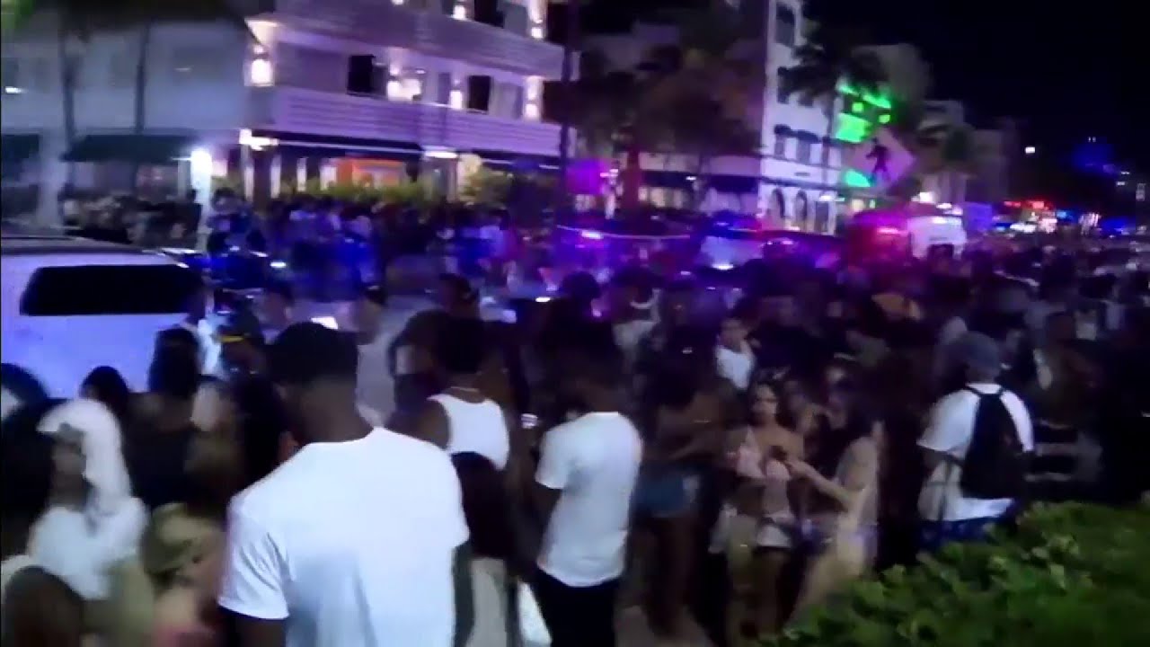 Video captures hectic scene following triple shooting in Miami Beach