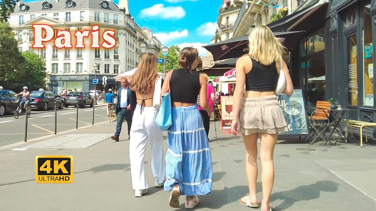 [4K] Paris Tour - June 21, 2022 - Paris Summer Walks