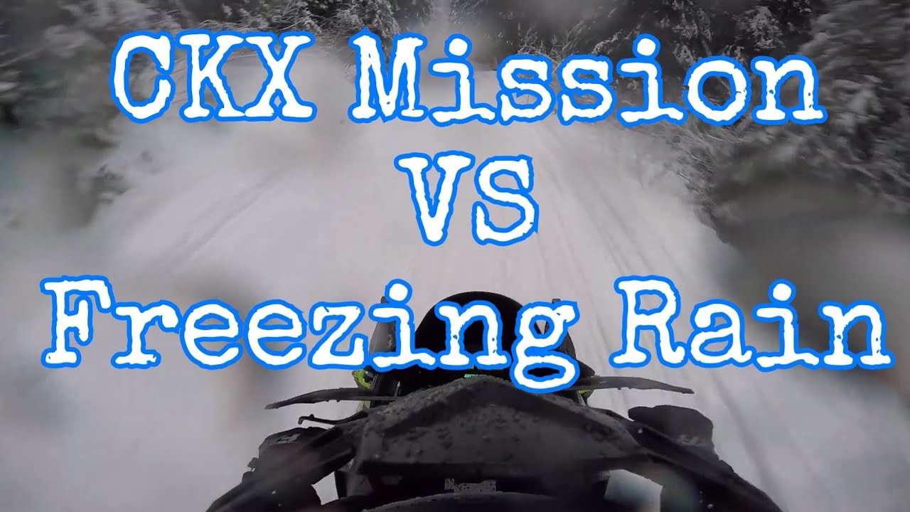 CKX MISSION REVIEW |How does the CKX MISSION hold up FREEZING RAIN? | DEMO RIDE