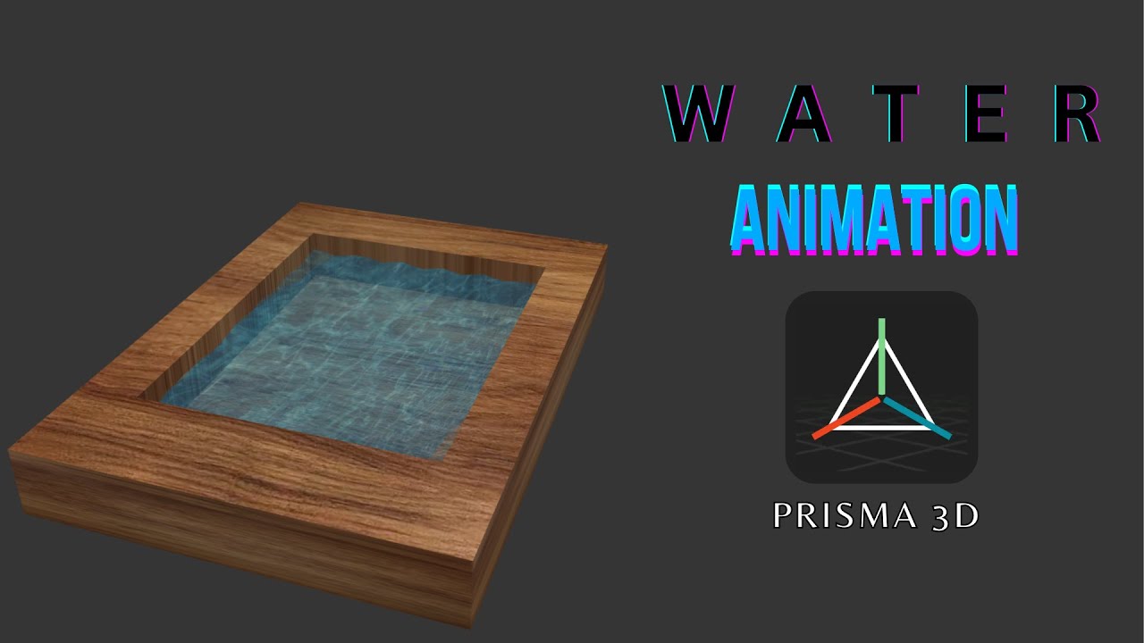 HOW TO MAKE WATER ANIMATION | TUTORIAL | PRISMA 3D #3d #tutorial