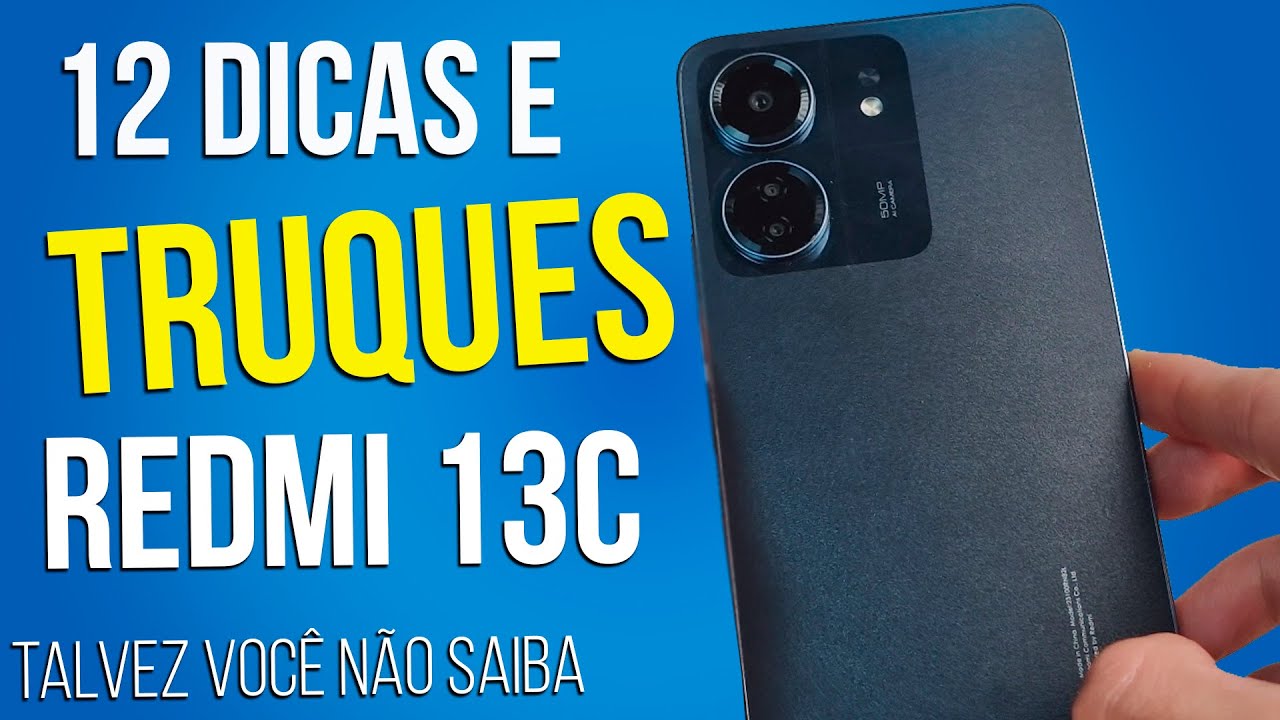 12 Dicas e Truques REDMI 13C e outros XIAOMI! Talvez você não saiba!