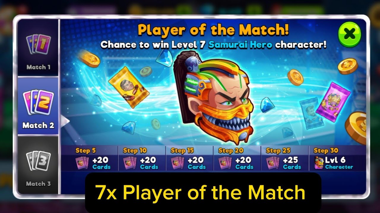 Head Ball 2 | 7 Times Player of the Match for Samurai Hero