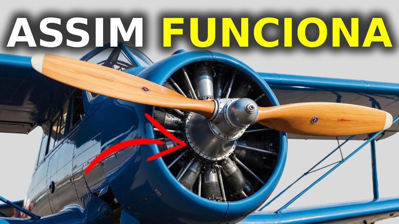 A REALIDADE de Como FUNCIONA  um Motor de HÉLICE CLÁSSICO