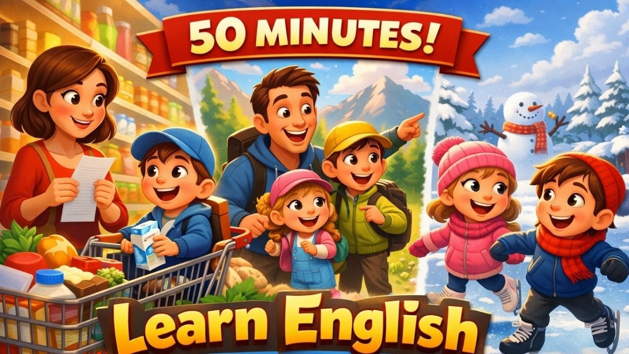 50 Minutes English Listening Practice | 3 Real-Life Stories | Listening Practice