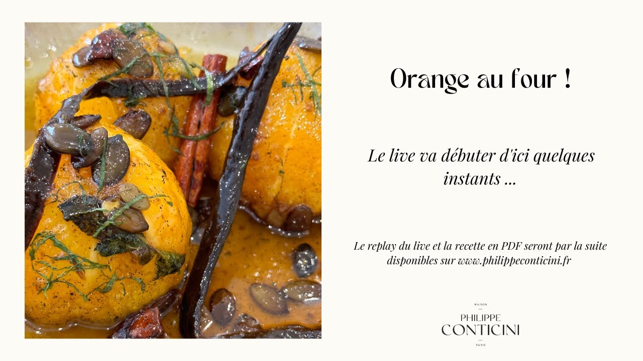 Orange au four !