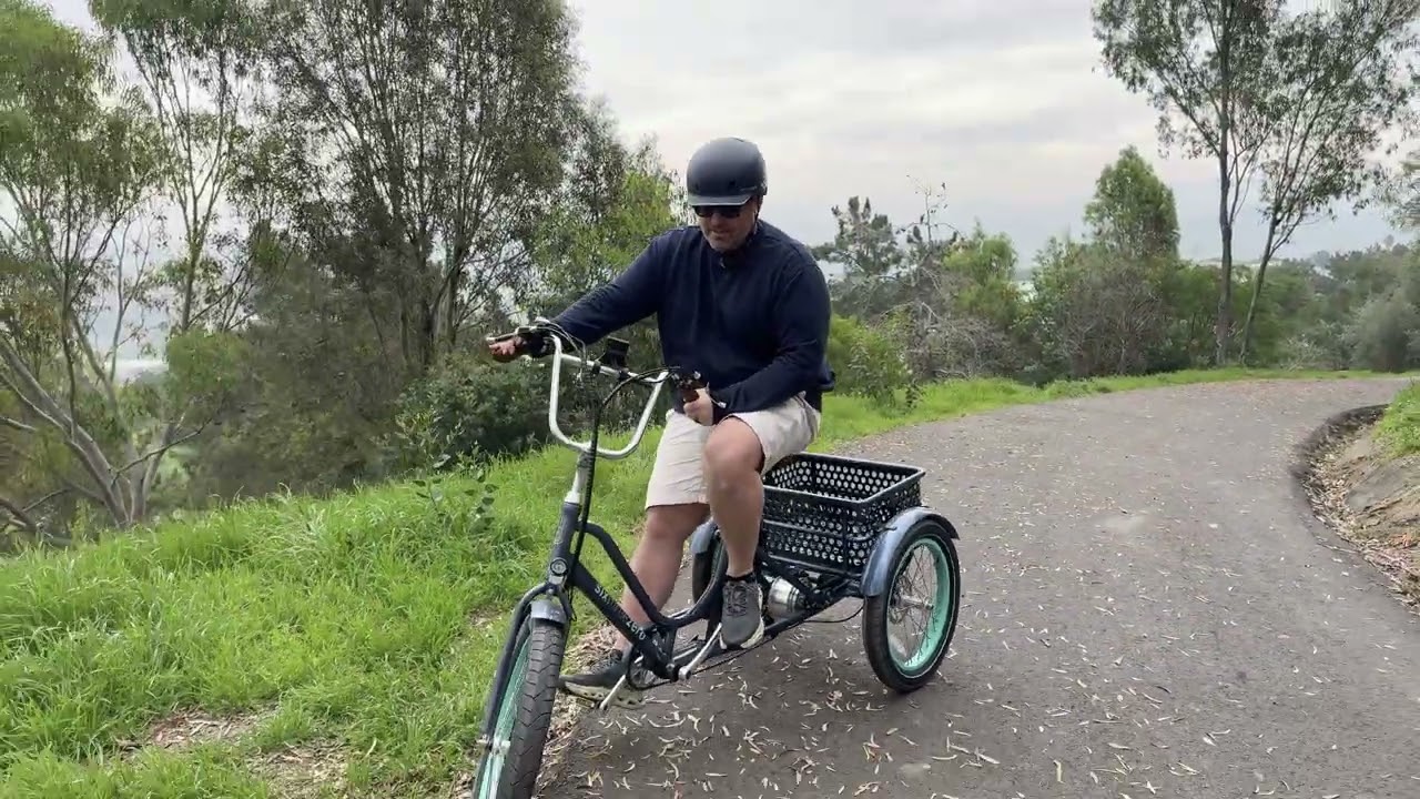 Can My Recumbent ETrike Get Me Up a Steep Hill? 230lb Rider Puts It To The Test