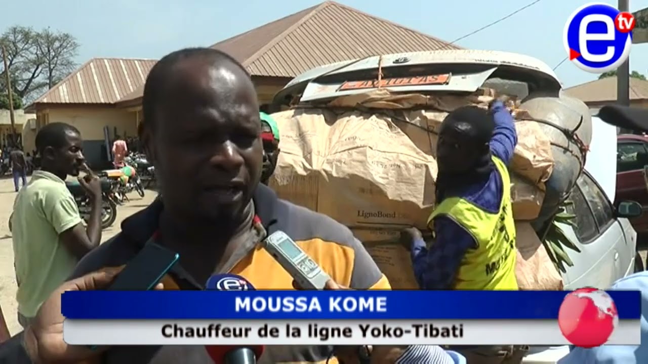 Transformation de la Ville de Yoko,voiries et Route Yoko-Lena Marcellin Gansop Équinoxe tv