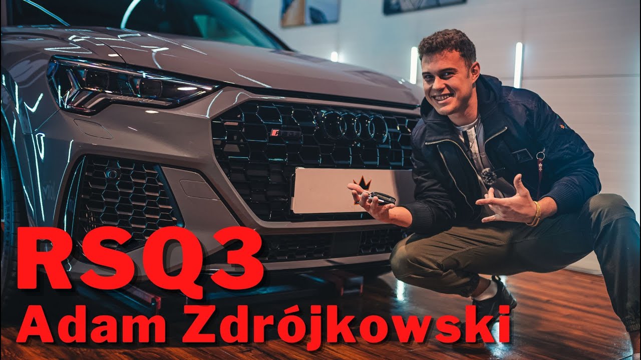 ADAM ZDR&Oacute;JKOWSKI - czym jeździ? AUDI RSQ3 oklejone folią PPF #detailingvlog​​ #100