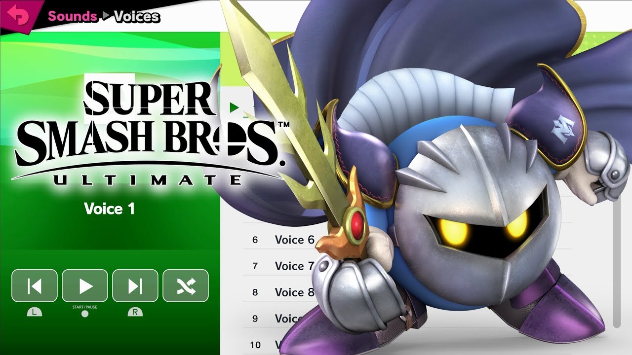 Голоса Мета-рыцарей — Super Smash Bros Ultimate