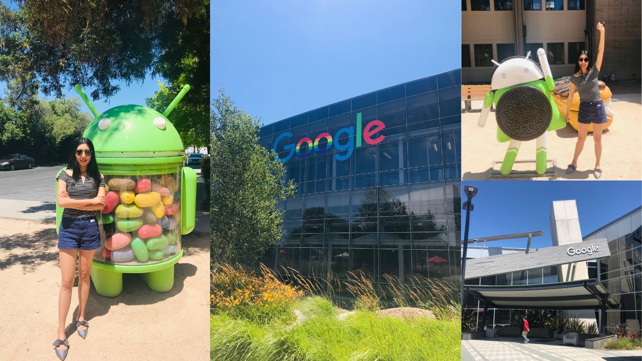 美国硅谷一日游｜在谷歌总部工作是什么体验？｜Google headquarter tour