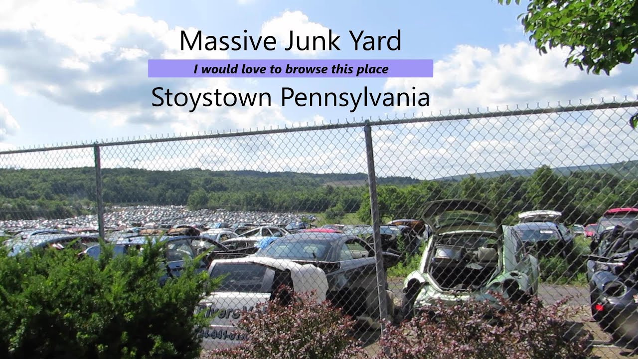 Massive Junk Yard Stoystown Pennsylvania