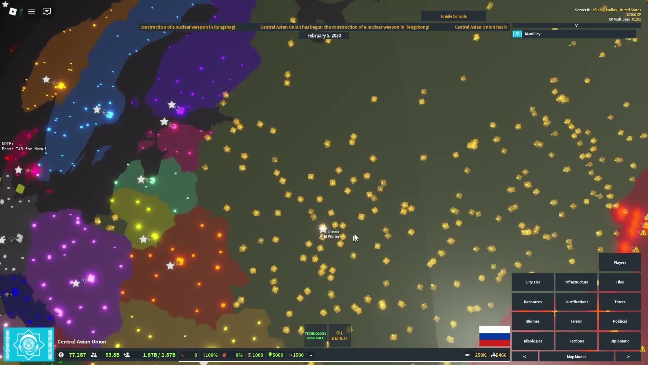 firing a couple nukes in rise of nations
