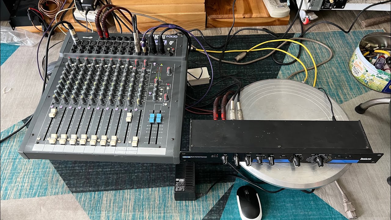 Mixer soundcraf spirit folio f1 hàng bãi made in england ghép efects rời lexicon mpx100