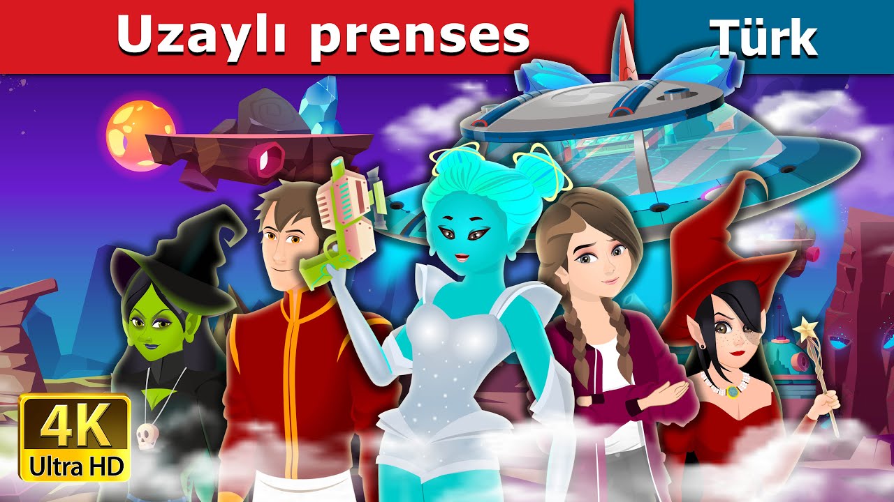 Uzaylı prenses | The Alien Princess Story in Turkish | @TurkiyaFairyTales