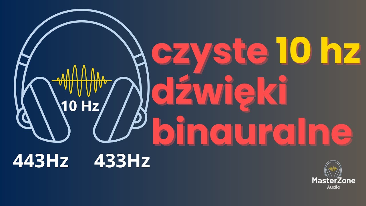 10 Hz Binaural Beats &ndash; Czyste dźwięki do skupienia i pracy głębokiej (Bez muzyki)
