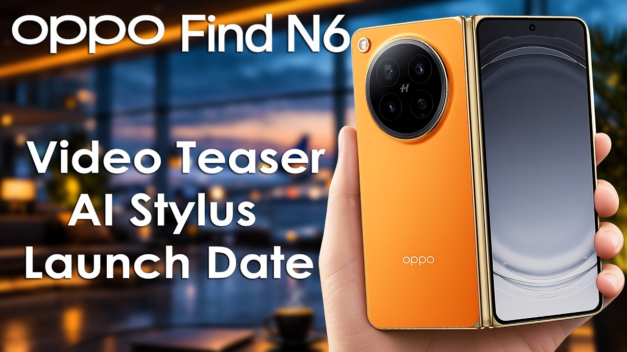 Oppo Find N6 Video Teaser Explains Crease Less Display, AI Stylus, Launch Date Confirmed