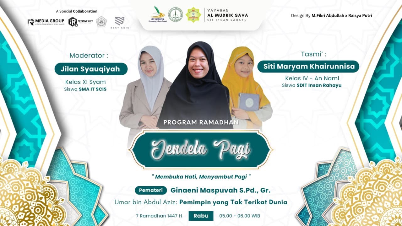 Ep.7 , Jendela Pagi S5 : Keteladanan Umar bin Abdul Aziz & Zuhud dalam Memimpin