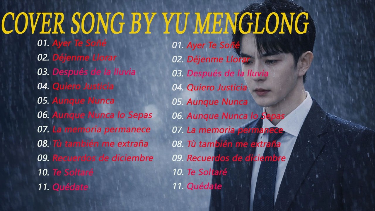 YU MENGLONG Sad Song Playlist🥀🥀