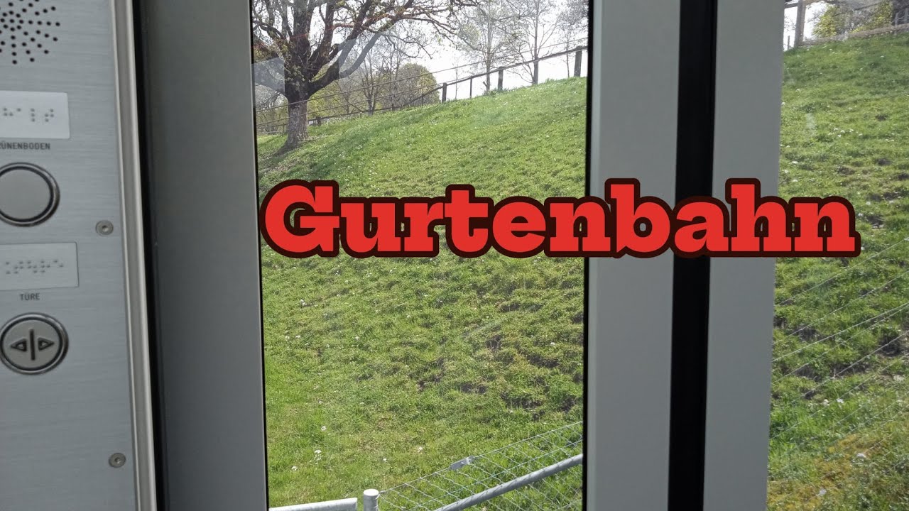 Eine fahrt mit der Gurtenbahn