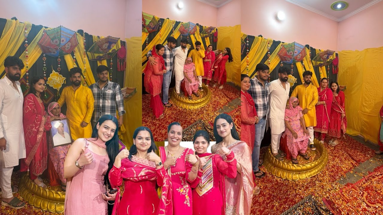 Bhai ki Haldi or baan function❤️🥰