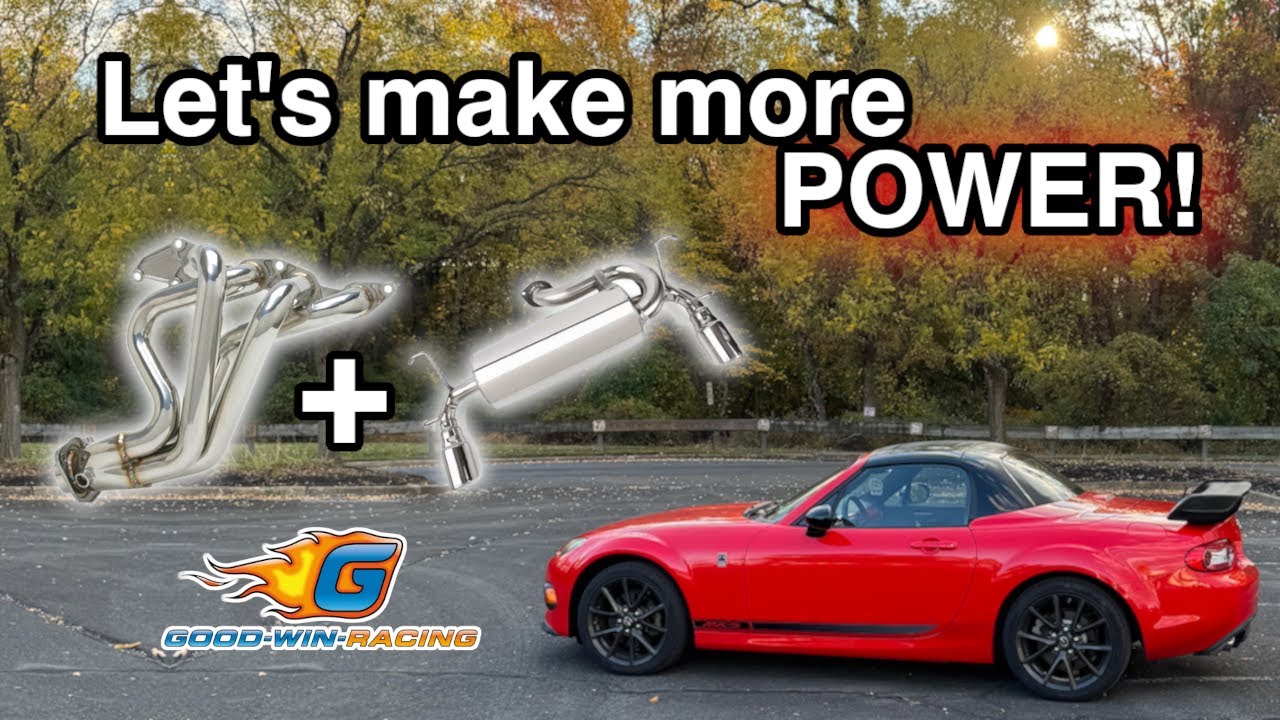 Making my NC Miata a little less slow - Goodwin Header and Muffler Install