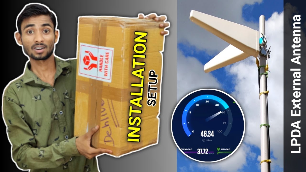 LPDA External Antenna for TP Link MR600 || Unboxing & Installation