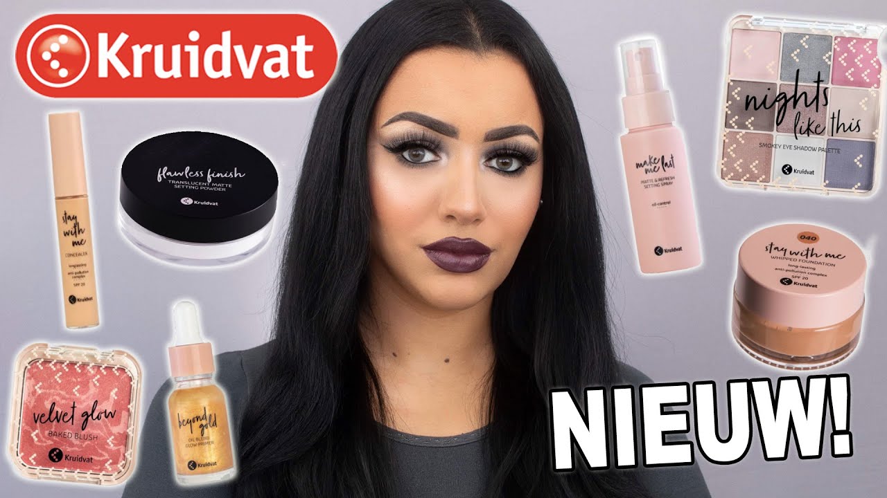 KRUIDVAT HUISMERK MAKEUP TESTEN !! *FULL DAY WEAR TEST*