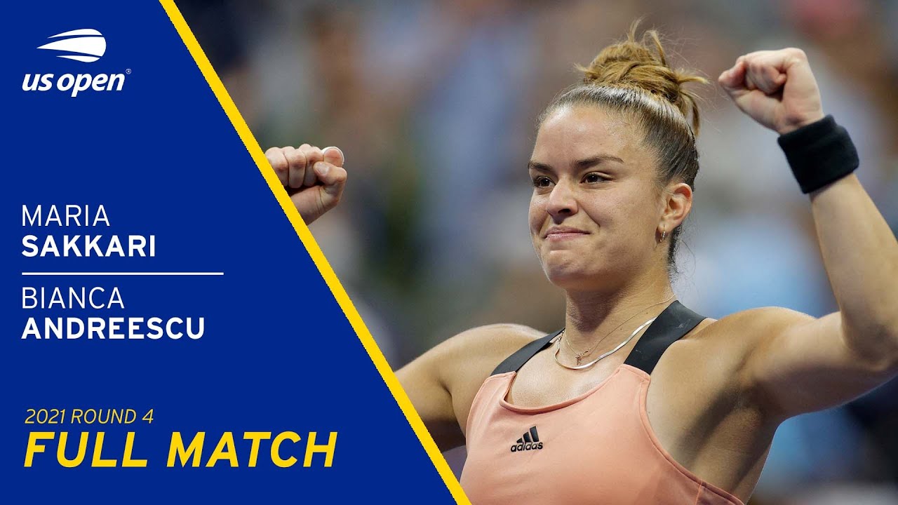 Maria Sakkari vs Bianca Andreescu Full Match | 2021 US Open Round 4