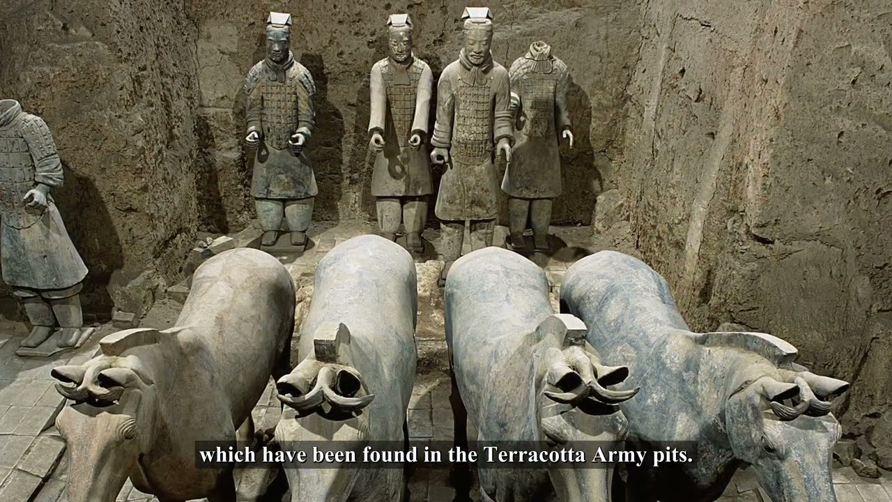 Bronze Chariots and Horses of Emperor Qin Shi Huang's mausoleum