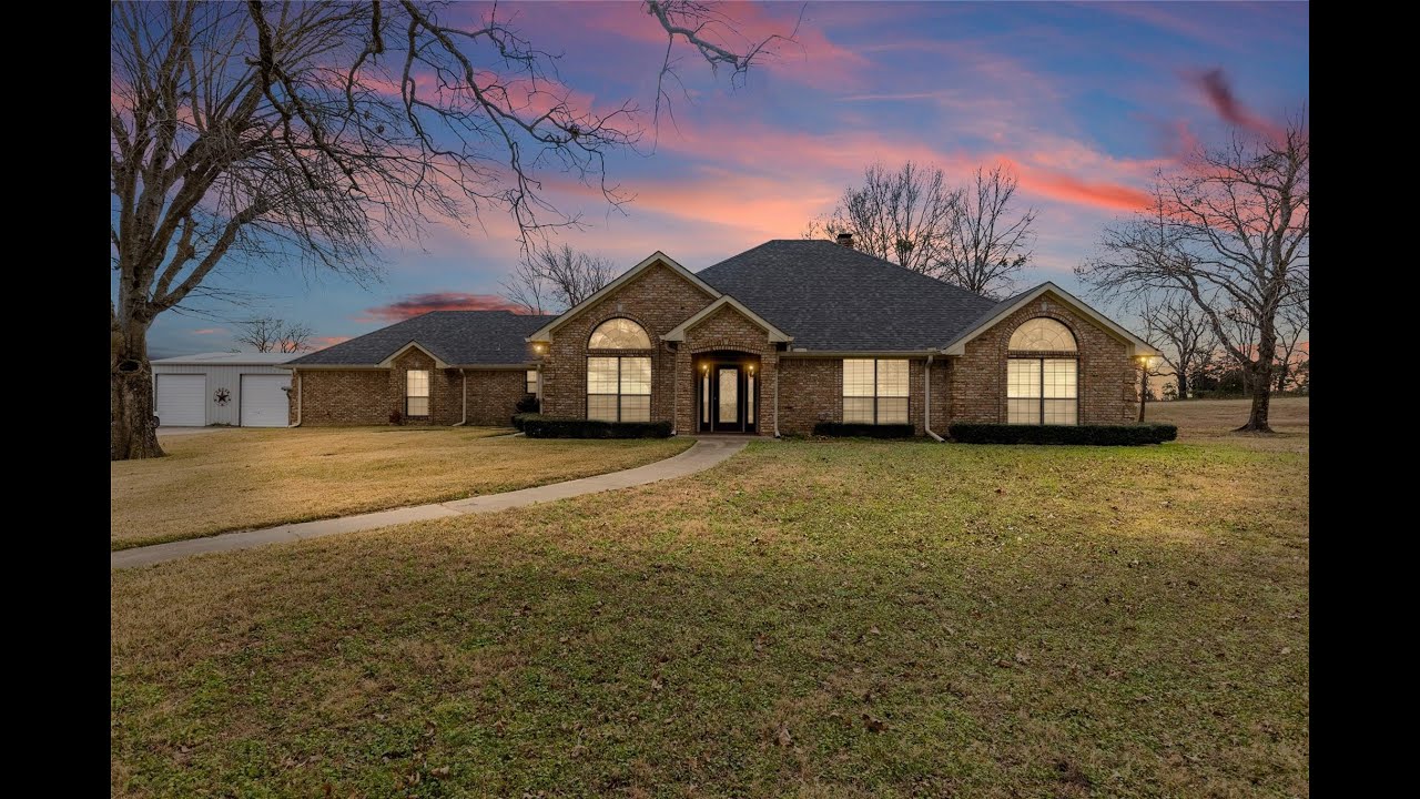 Beautiful 68 Acres w/Ag-Exemption, Brick Main House, & Workshop w/Apartment!