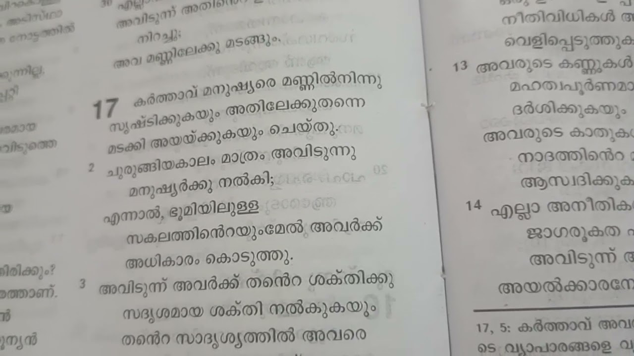 തന്റെ സാദൃശ്യത്തില്‍ YOUR SHAPE IS LIKE GOD SIRACH 17 : 3