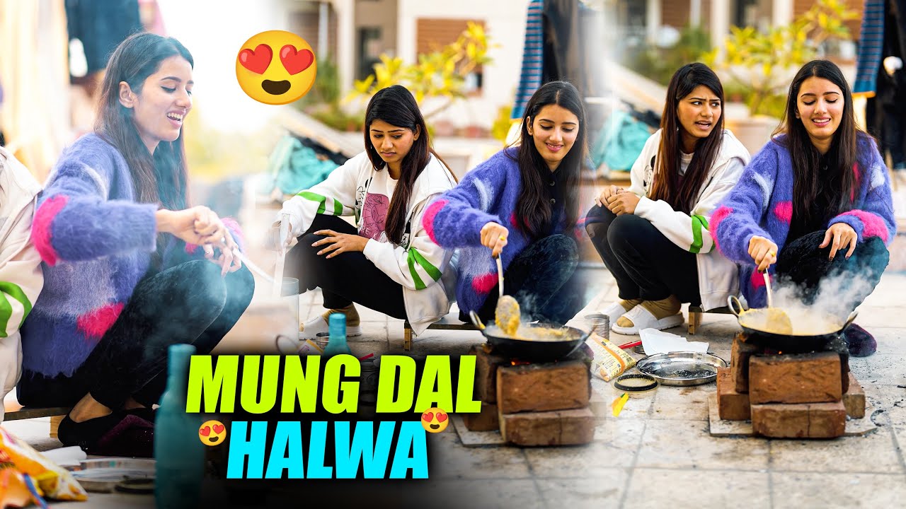 Chulhe par Banaya Nanand ke Liye Special Mung Dal halwa 😨
