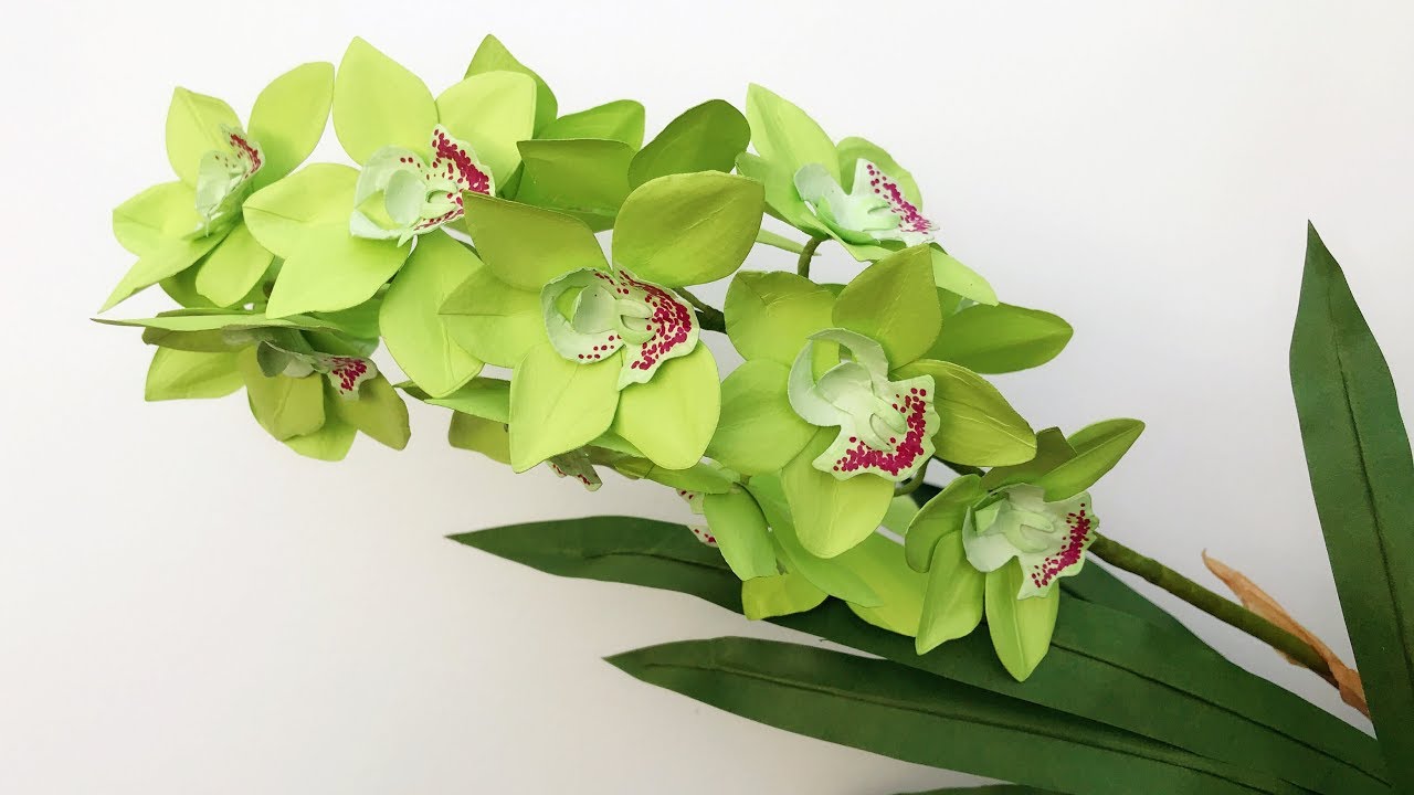 ABC TV | Cara Membuat Bunga Anggrek Cymbidium | Bunga Die Cuts - Tutorial Kerajinan