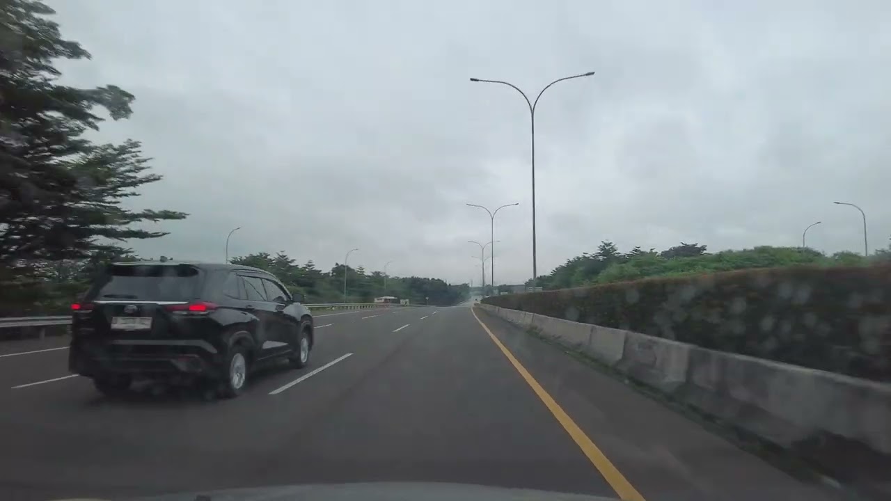 Driving from Jatikarya Bekasi to Kukusan Depok via Cimanggis–Cibitung & Cijago Toll Roads