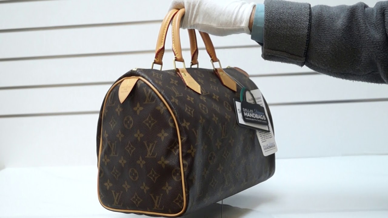 LOUIS VUITTON Speedy 30 Monogram Canvas Satchel Bag REVIEW |PRE-OWNED