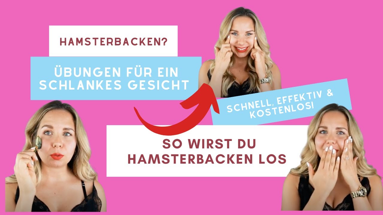Hamsterbacken wegbekommen - so geht es schnell, einfach und ohne Fett-Weg-Spritze!