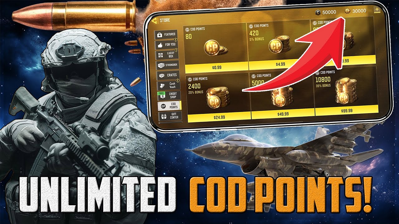 Call of Duty Mobile Hack/Mod Apk - Unlimited CP Points in CODM - Free CP Points (iOS & Android)
