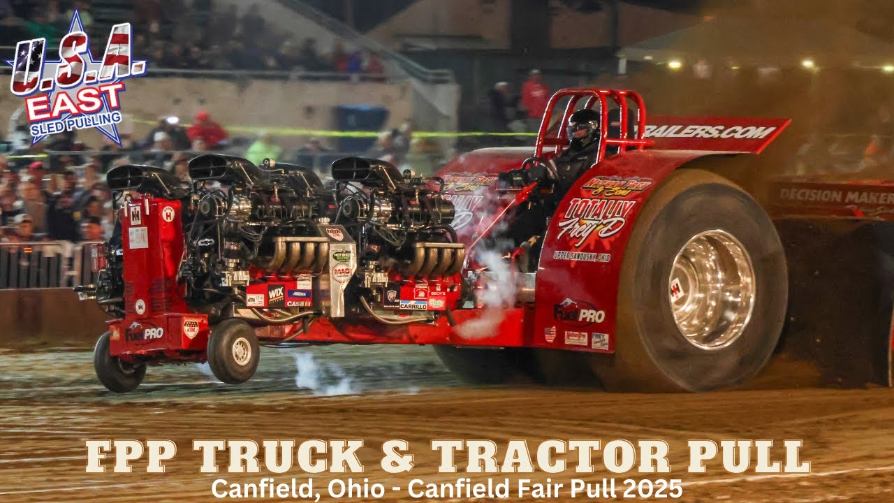 Canfield, Ohio - Full Pull Productions Truck & Tractor Pull - Canfield Fair 2025