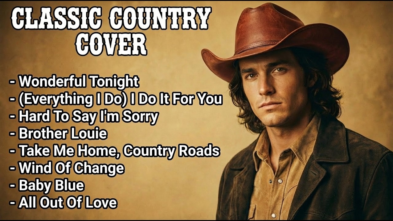 Wonderful tonight, (Everything I Do) I Do It For You | Classic Country Cover | Timeless 60s 70s 80s