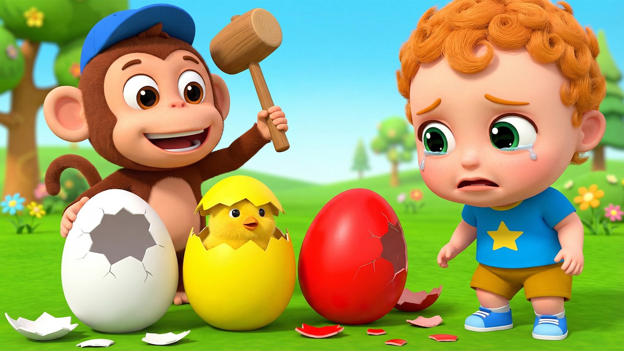 Naughty Monkey Stole The Eggs! 🐒🐣 Emergency at Old MacDonald Farm! 🚨 | Old MacDonald Calls Police 📞