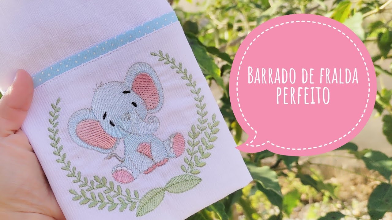 Barrado de fralda perfeito, barrado de fralda embutido, barrinha de fralda passo a passo