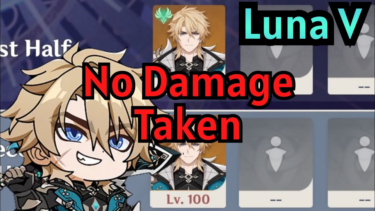 【原神】Ver.Luna V 螺旋12層 魔導(炎＆氷)ファルカ両単騎 星9クリア / Ver.Luna V Spiral Abyss Floor 12 Varka Solo ☆9 Stars