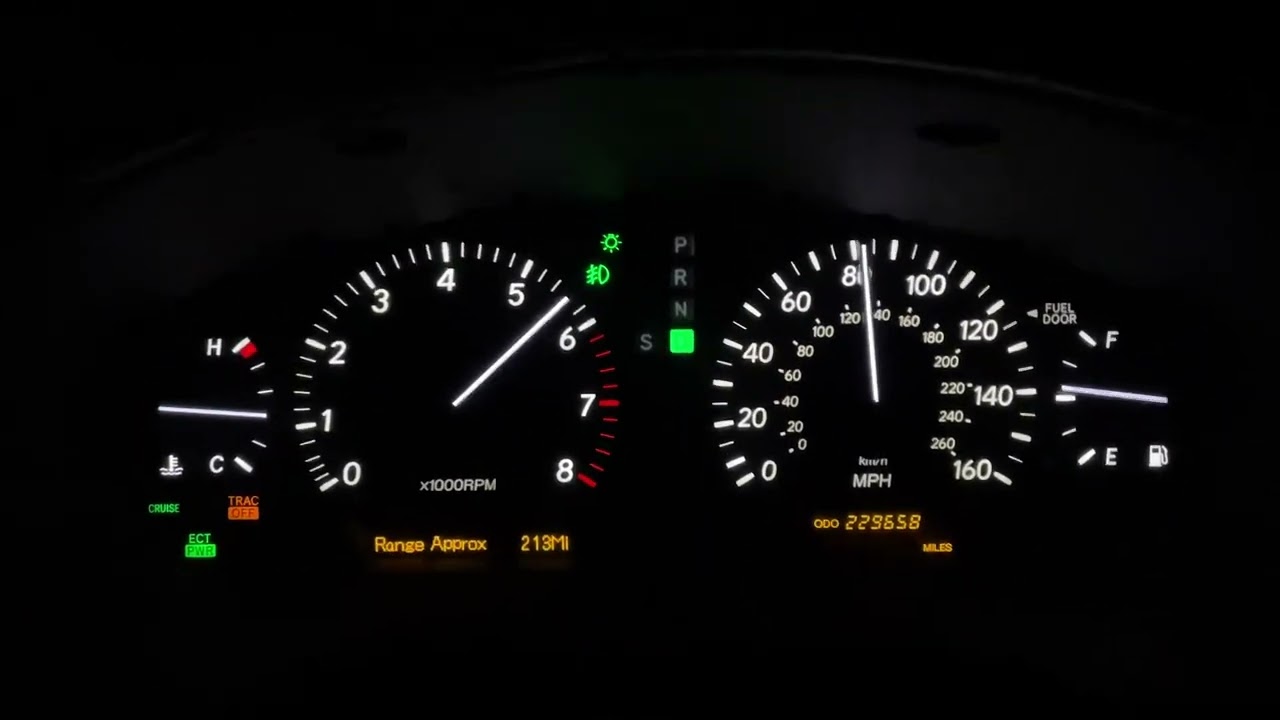 Lexus LS430 20-100 mph