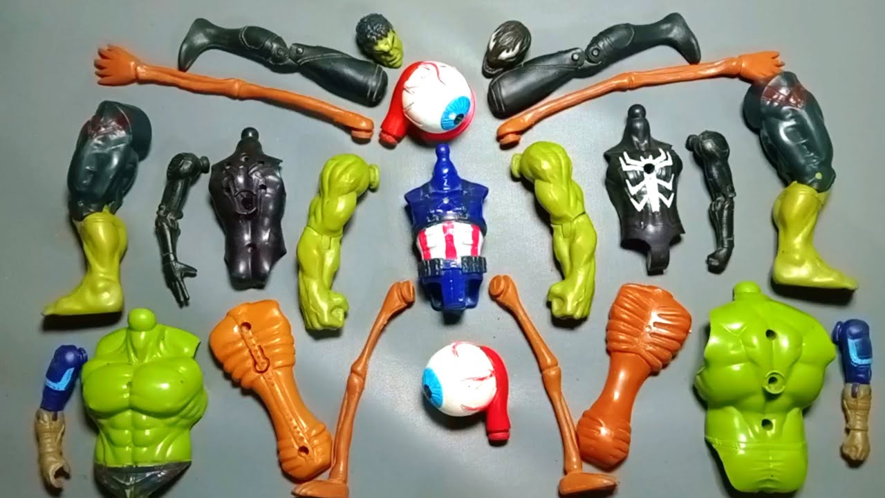 AVENGERS TOYS MARVEL'S VENOM, CAPTAIN AMERICA, HULK , SIRENHEAD, SUPERHERO TOYS ACTIONS VIDEO 