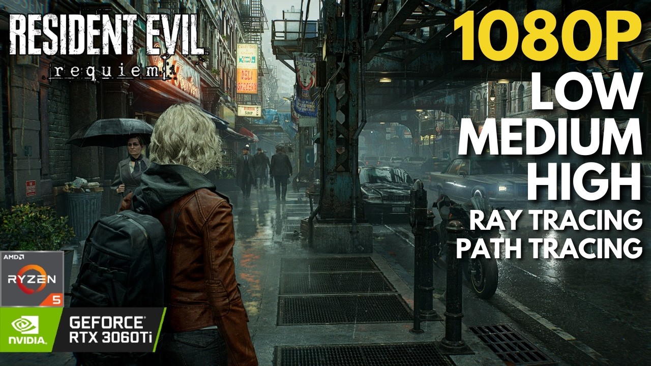 Resident Evil Requiem - RTX 3060 Ti | All Settings Tested - Ray Tracing, Path Tracing & DLSS