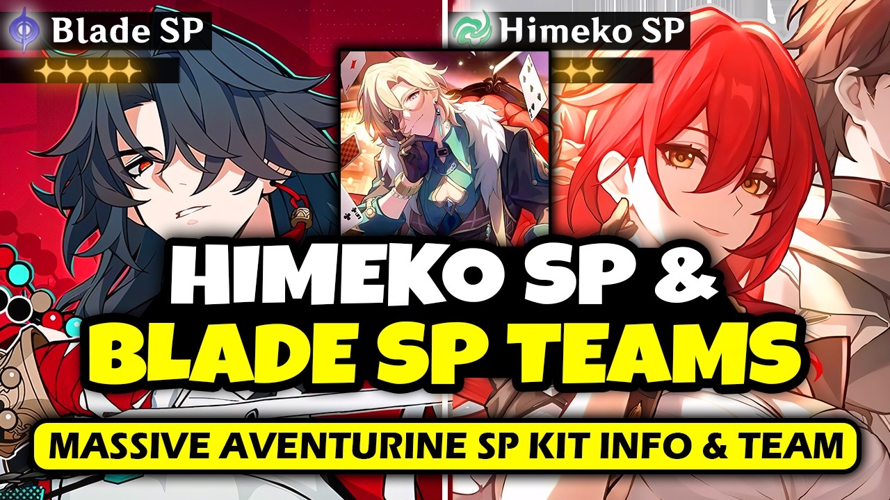 Информация о наборе способностей Massive Blade SP, Aventurine SP и Himeko SP, а также лучшие кома...