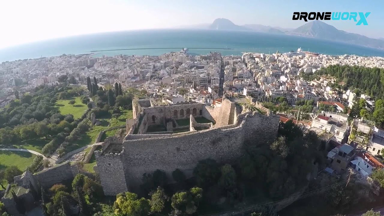Κάστρο Πάτρας aerial view - Patra's castle aerial view